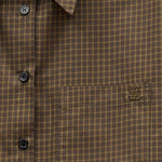 Camicia a quadretti EFW250101 VERDEKAKI ELEH 