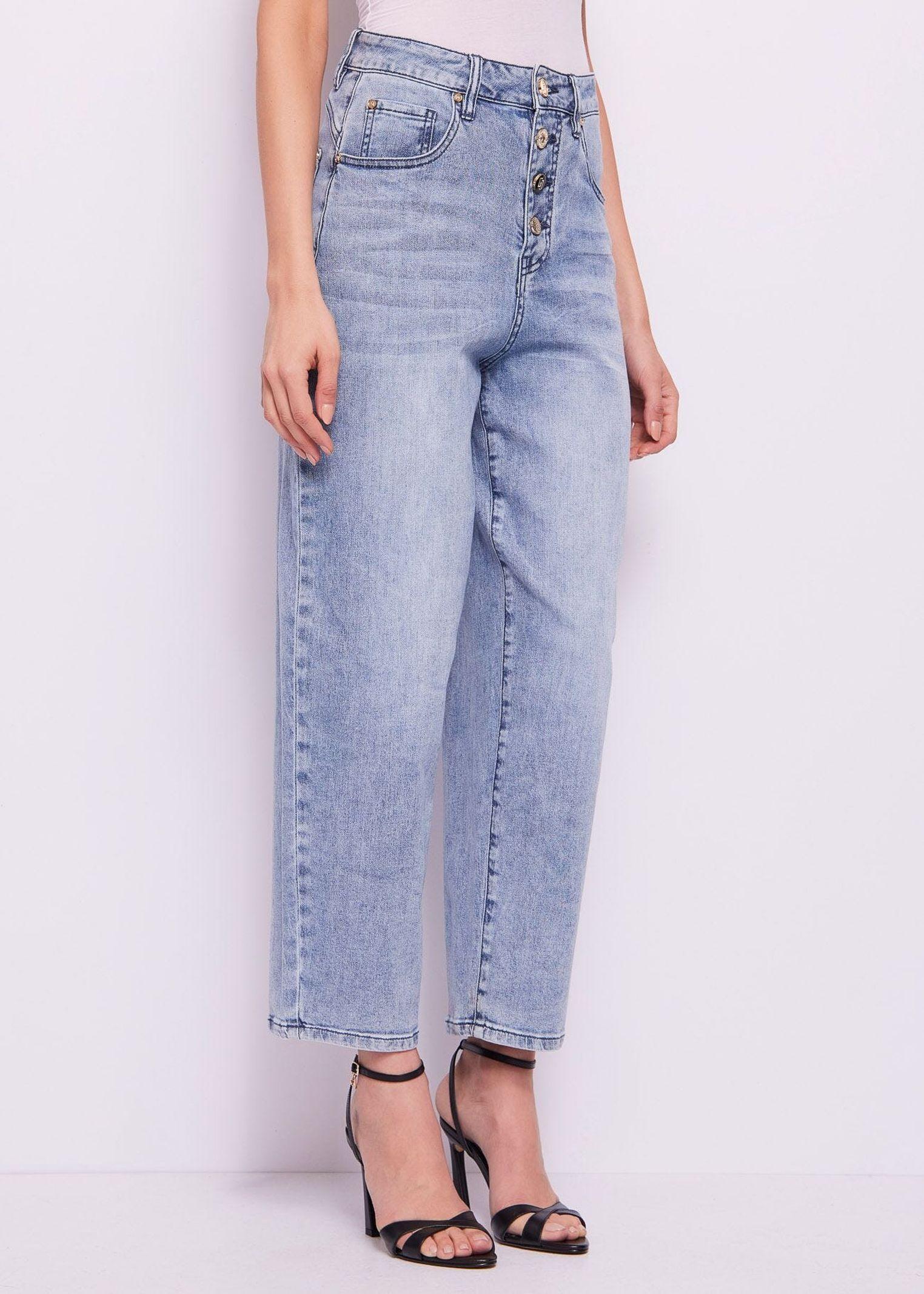 Jeans carrot con bottoni 511BD26005 00 GAUDI' 