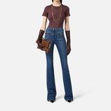 Jeans bootcut - Elisabetta Franchi PJ12N56E2 104 ELISABETTA FRANCHI 
