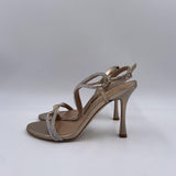 Sandalo alto con strass 2599 ORO OFELIA 