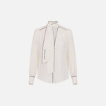 Camicia con sciarpa - Elisabetta Franchi CA10451E2 E84 ELISABETTA FRANCHI 