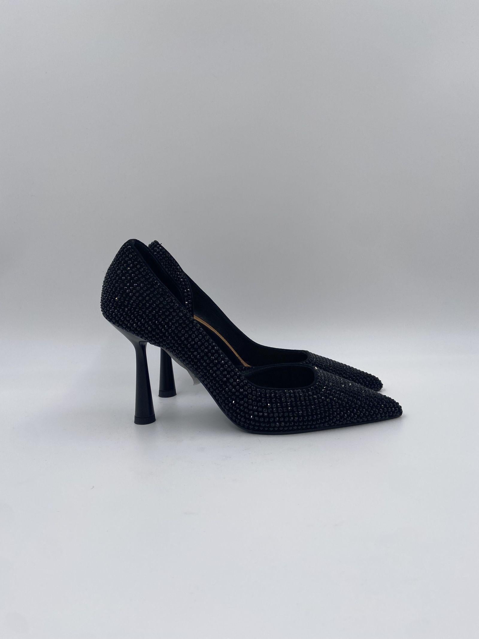 Décolletè con strass 2207 NERO OFELIA 
