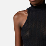 Top in punto pizzo - Elisabetta Franchi TK34T51E2 110 ELISABETTA FRANCHI 
