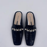 Sabot con perle e borchie 602 NERO CHIARINI 