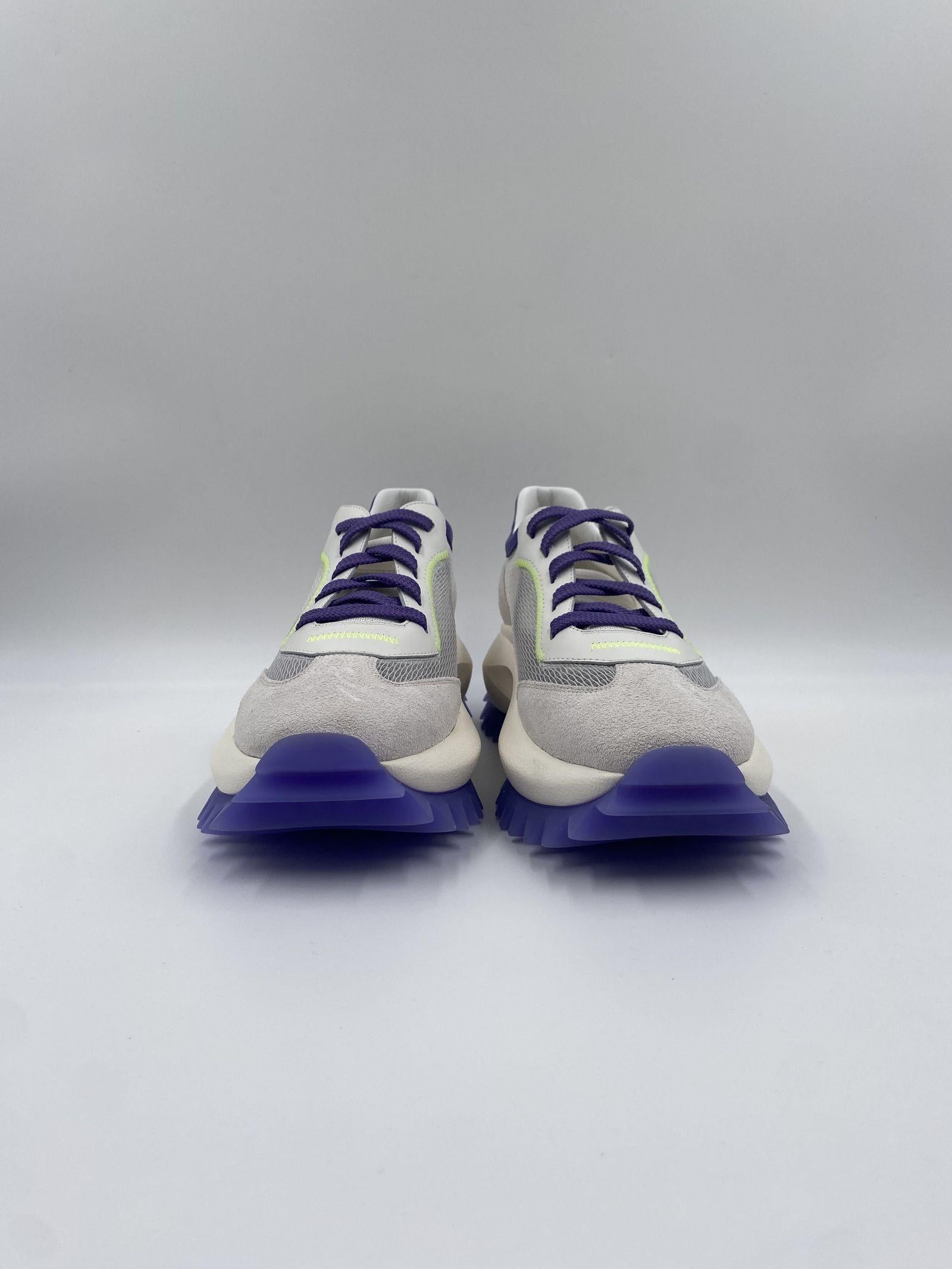 Running  allacciata bianco e viola 1E1452D _D22BNQTD21 VIC MATIE' 