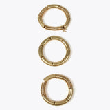 Set braccialetti elasticizzati dorati