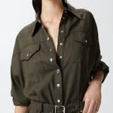 Abito midi chemisier con cintura - Pinko 104147-A24 X86 PINKO 