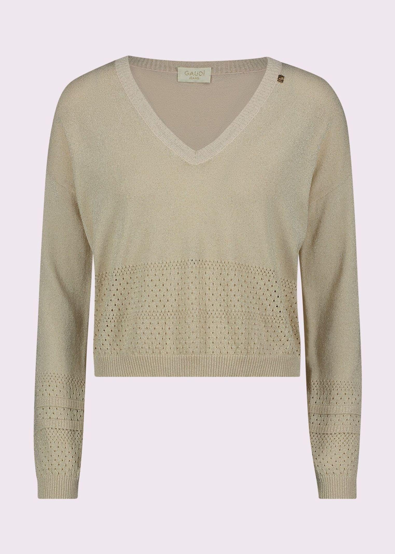 Maglia scollo a V in filato 511BD53022 3216 GAUDI' 