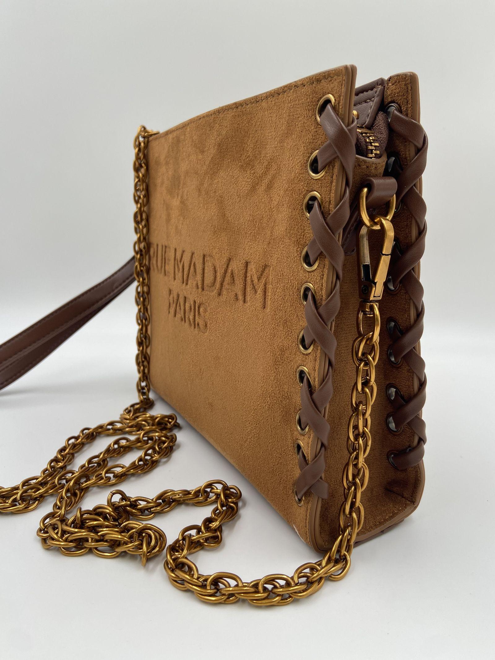 Borsa Apache Clutch 1483 COGNAC RUE MADAM PARIS 
