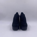 Tronchetto scamosciato con plateau LB645 NERO LELLA BALDI 