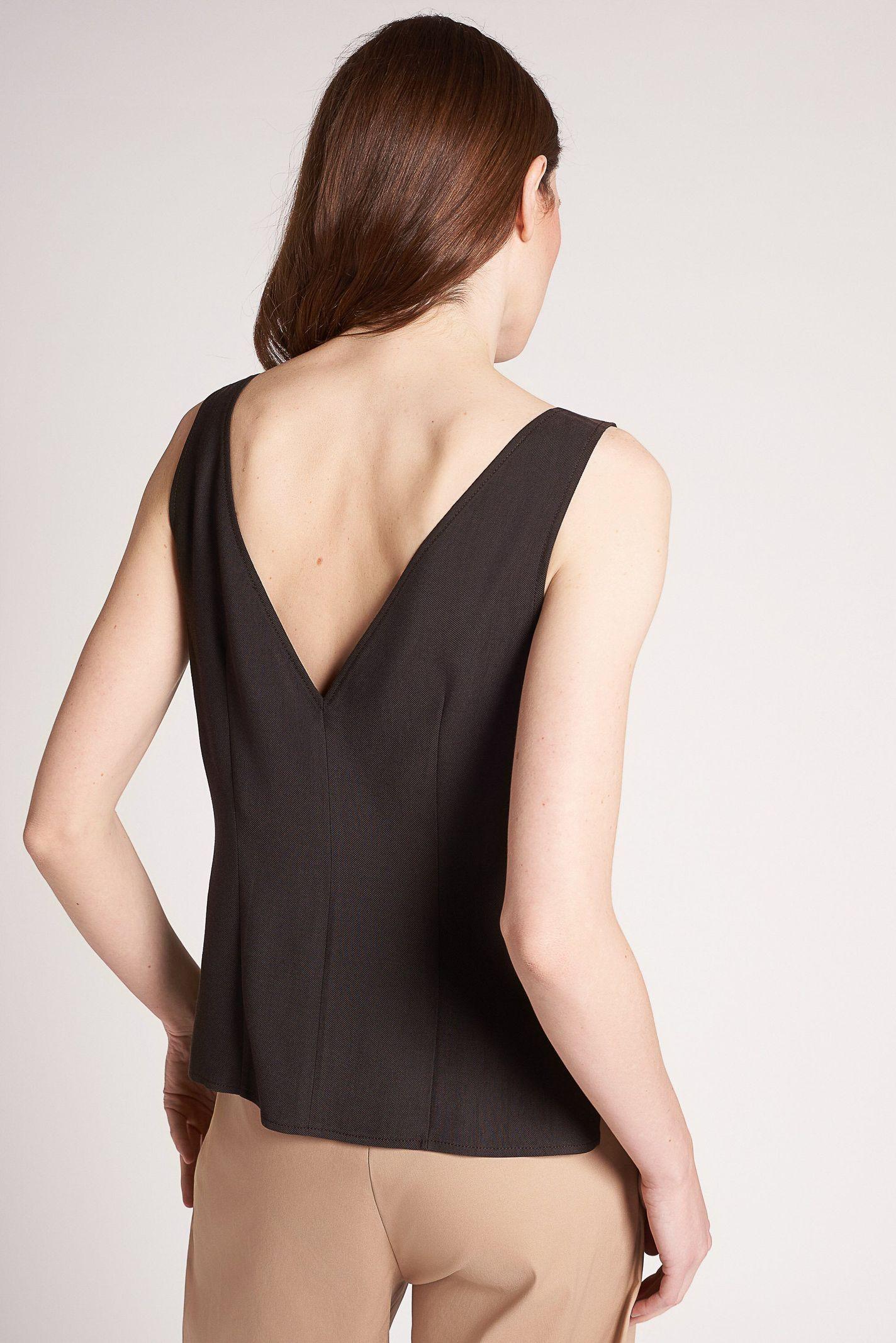 Gilet chiusura con un bottone - Carla G LIRI08D6 09 CARLA G. 