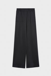 Pantalone largo in raso