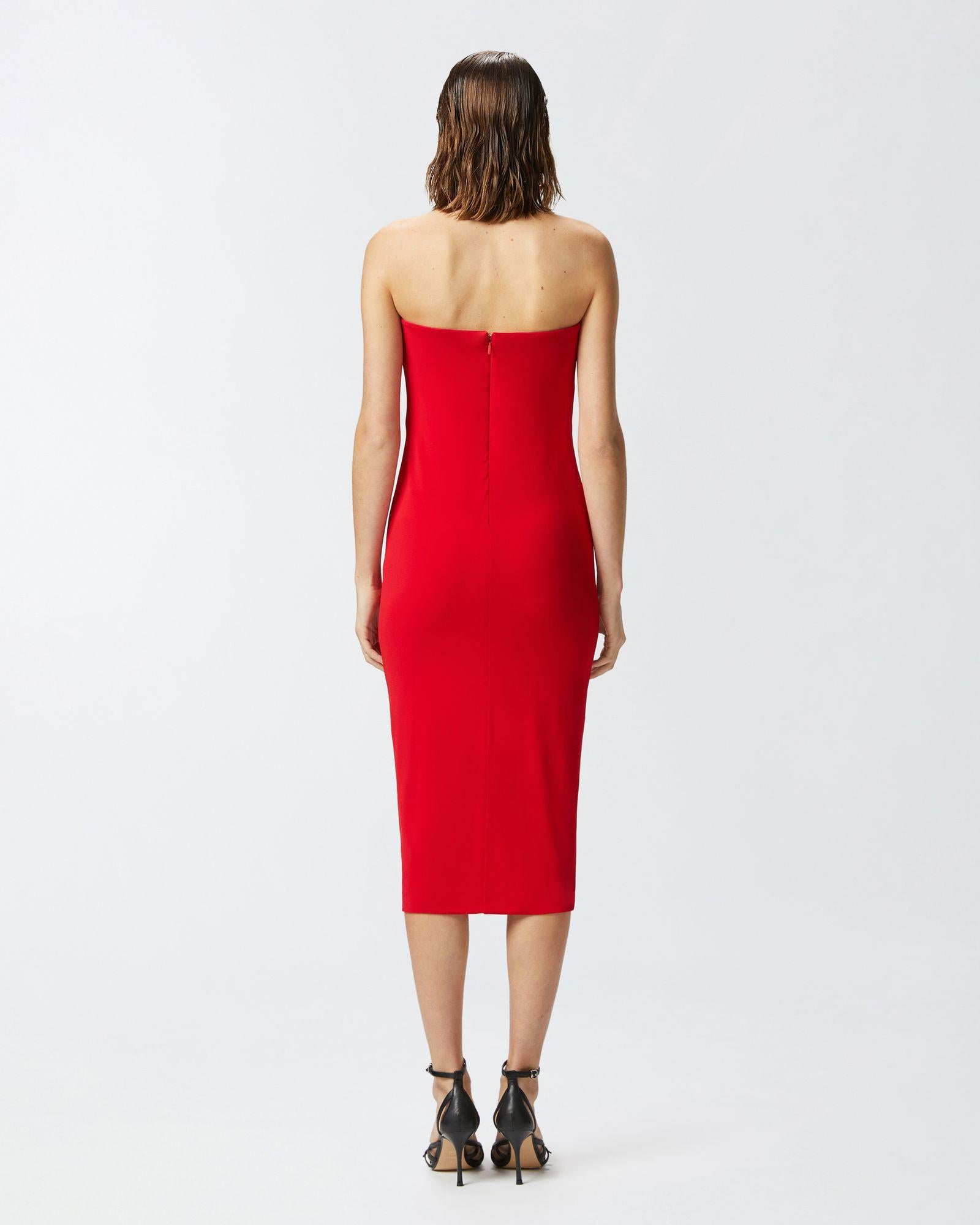 Abito con scollo sagomato 105021-A2GS R49 PINKO 