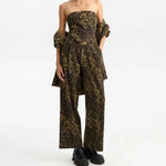 Top maculato EFW250123 VERDEKAKI ELEH 