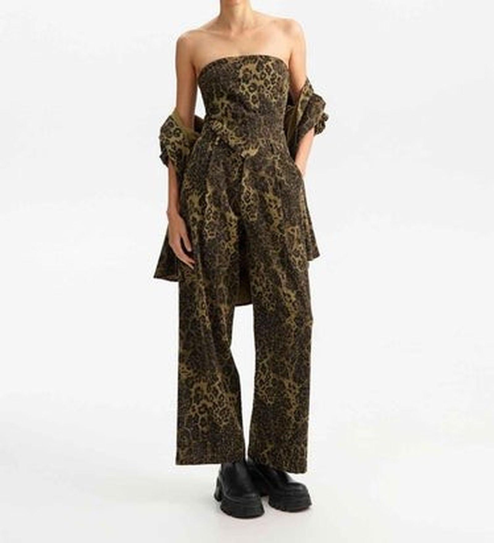 Top maculato EFW250123 VERDEKAKI ELEH 