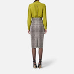 Gonna stampa pitone - Elisabetta Franchi GO14157E2 110 ELISABETTA FRANCHI 
