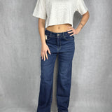T- shirt girocollo con strass