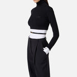 Maglia effetto camicia - Elisabetta Franchi MK14T56E2 222 ELISABETTA FRANCHI 