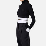 Maglia effetto camicia - Elisabetta Franchi MK14T56E2 222 ELISABETTA FRANCHI 