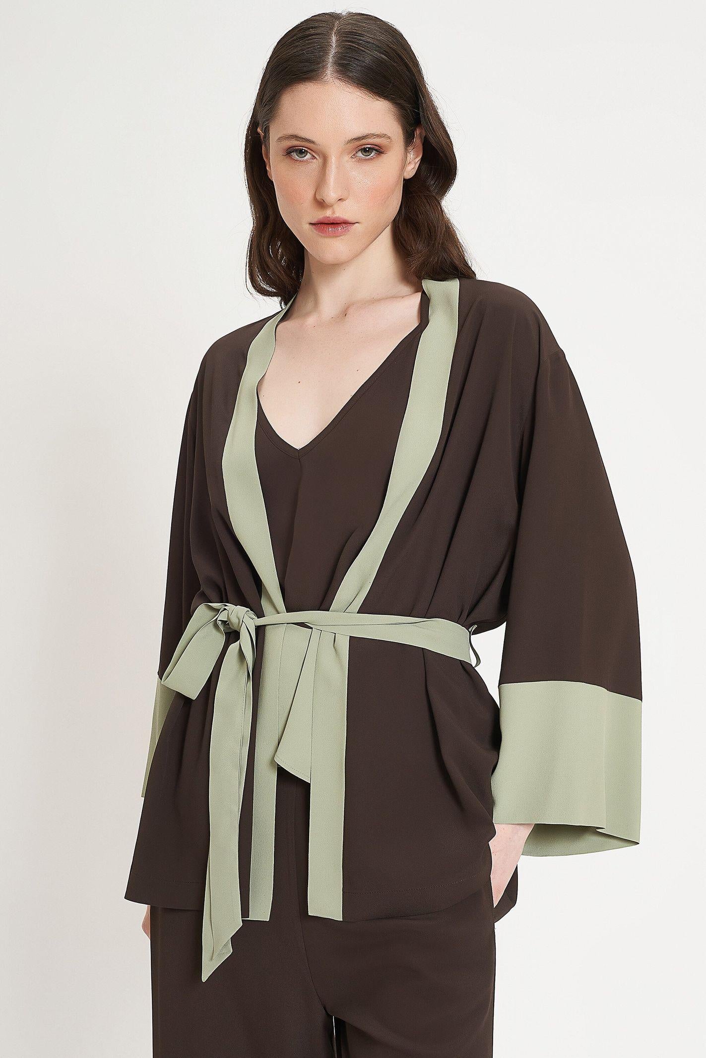 Kimono in crepè de chine - Carla G IMUB13D6 09 CARLA G. 