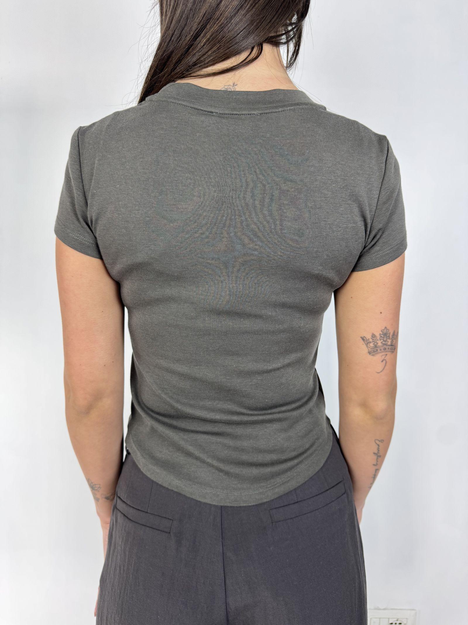 T-shirt fondo arrotondato - Eleh SS260143 GRIGIOFANGO ELEH 