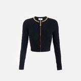 Cardigan con catena - Elisabetta Franchi MK29B56E2 110 ELISABETTA FRANCHI 