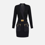 Abito con camicia incrociata e gonna con tasche AB65546E2 110 ELISABETTA FRANCHI 