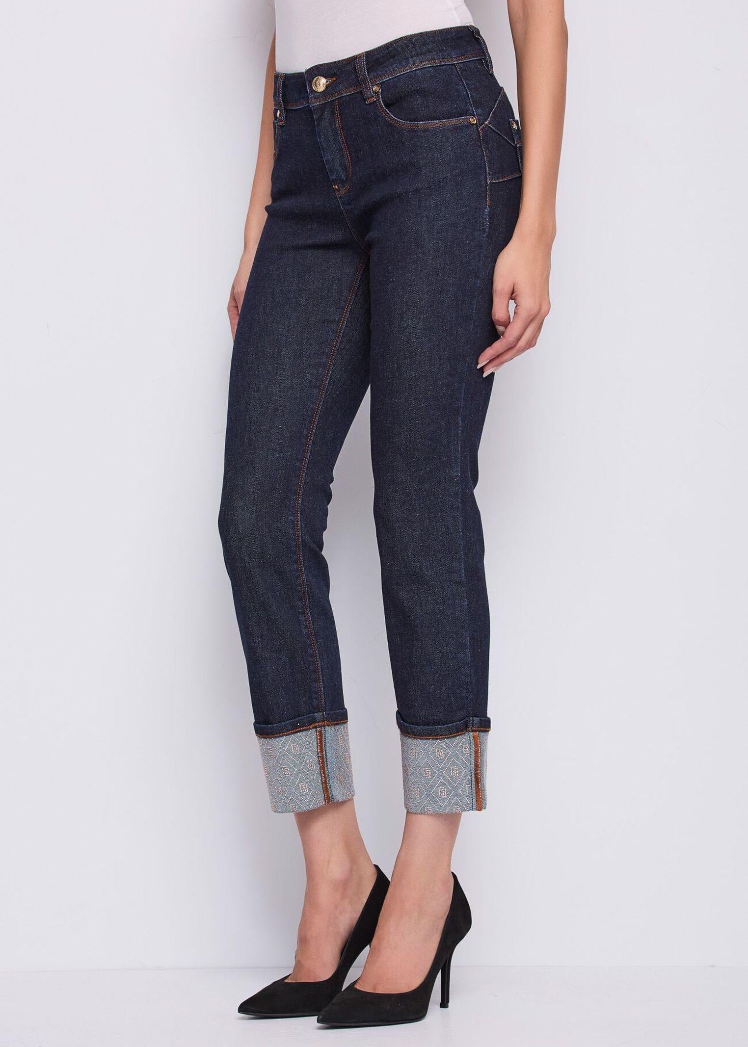 Jeans slim fit con risvolto 521BD26015 00 GAUDI' 