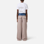 Pantalone cargo in cotone con baschina - Elisabetta Franchi PJ92D51E2 DL8 ELISABETTA FRANCHI 