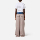 Pantalone cargo in cotone con baschina - Elisabetta Franchi PJ92D51E2 DL8 ELISABETTA FRANCHI 