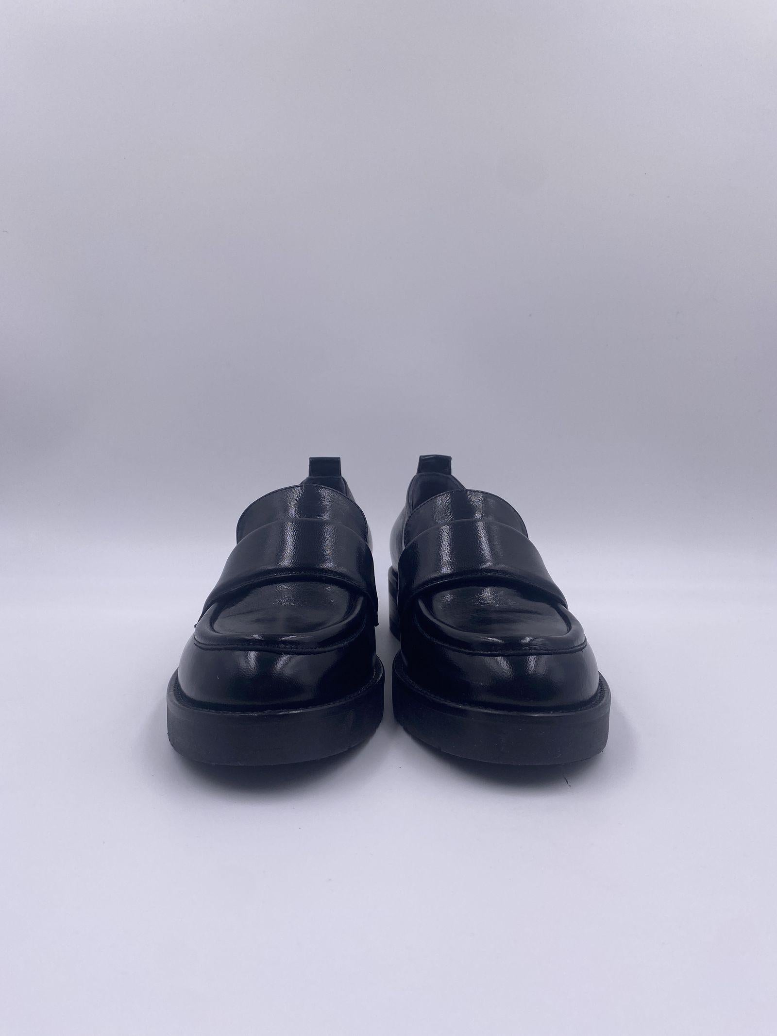 Mocassino pelle nera 216 NERO CHIARINI 