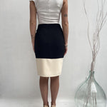 Gonna bicolore - Elisabetta Franchi GO19991E2 685 ELISABETTA FRANCHI 