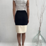 Gonna bicolore - Elisabetta Franchi GO19991E2 685 ELISABETTA FRANCHI 