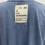 T-shirt scollo a V 2831 BLU OFELIA 