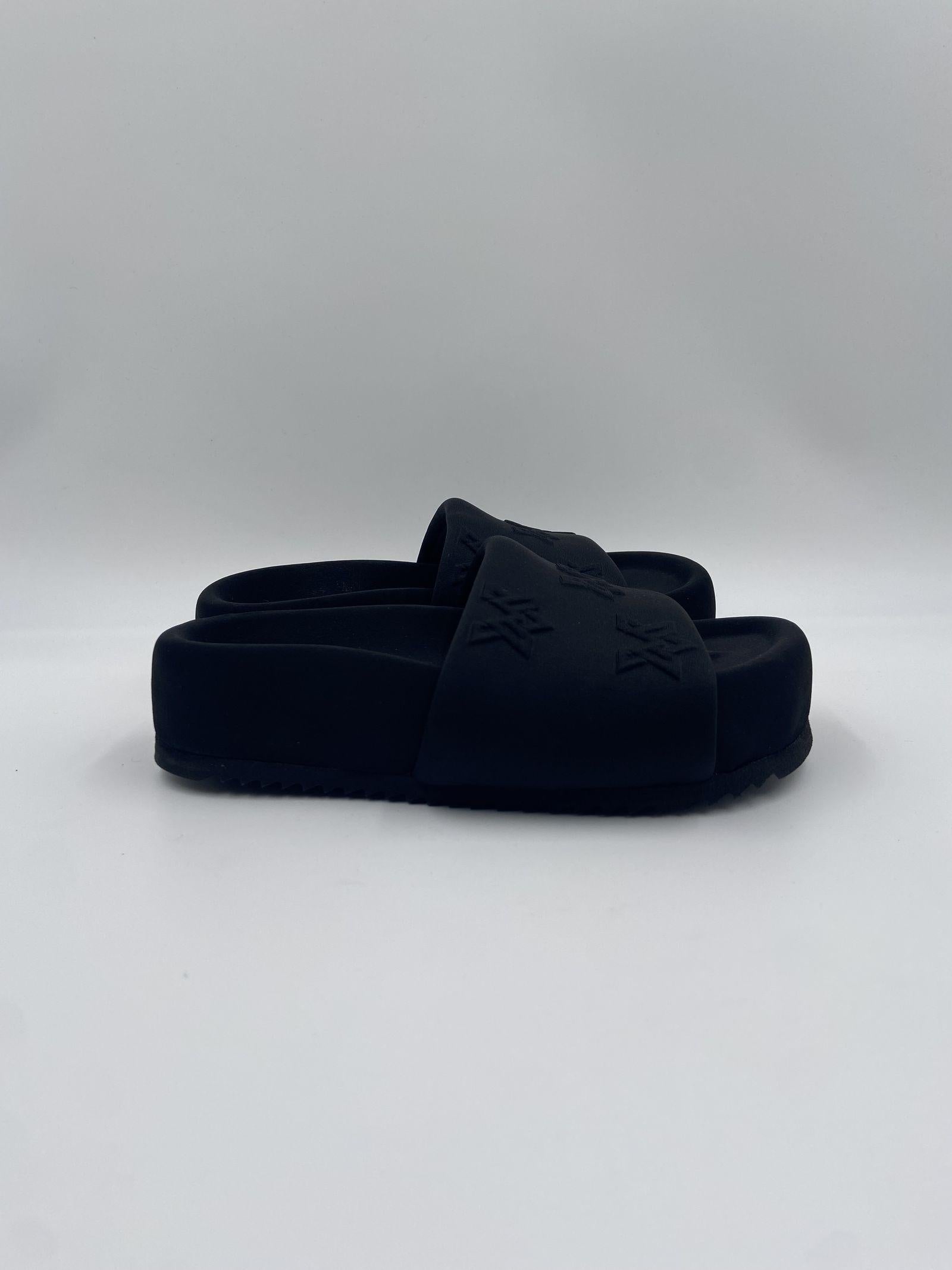Ciabatta in lycra con platform 1E1800D _E24E220101 VIC MATIE' 
