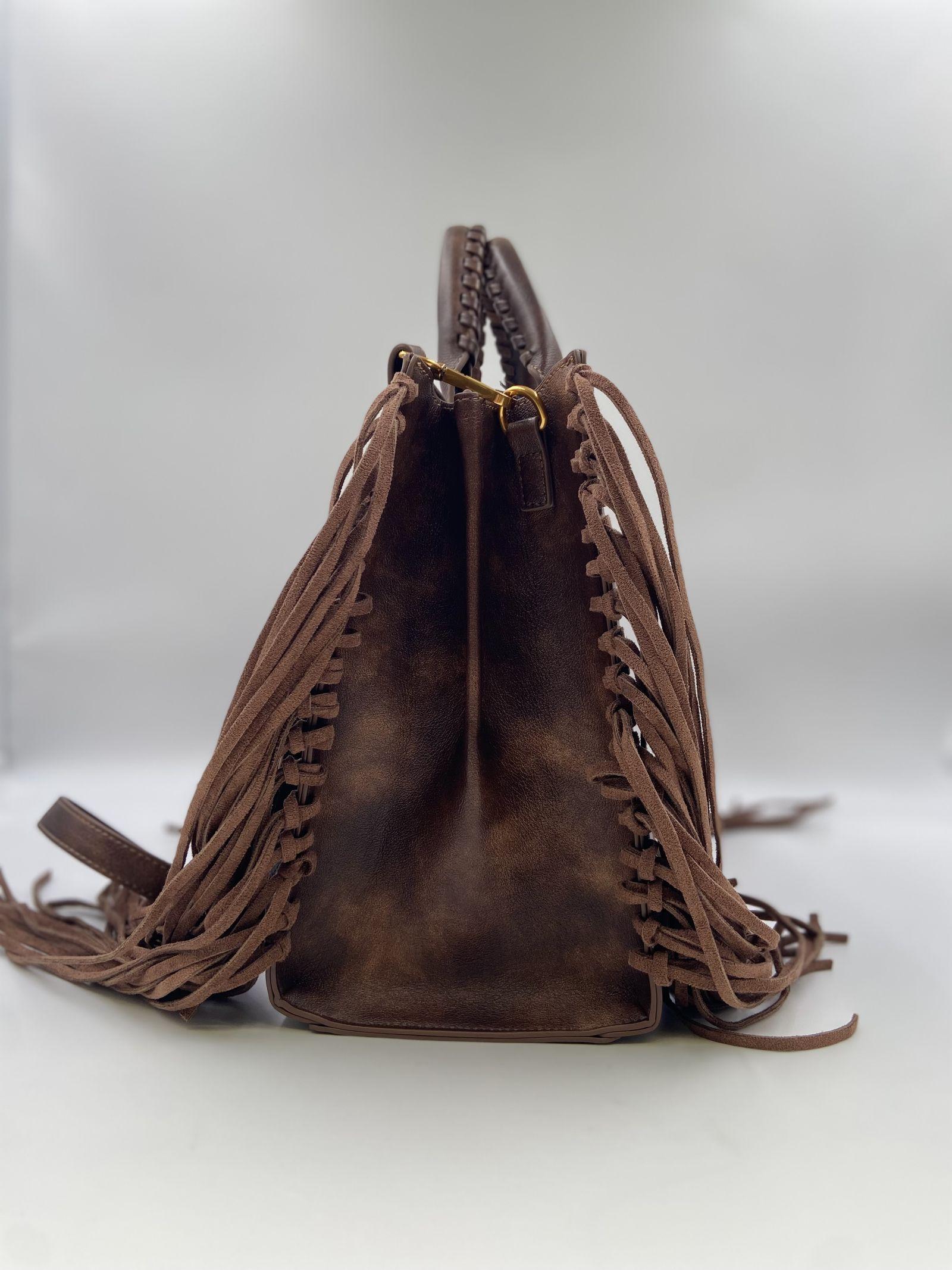 Borsa Texas 1477 MARRONE RUE MADAM PARIS 