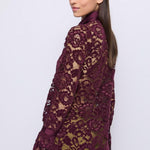 Camicia in pizzo floreale 521FD45006 2434 GAUDI' 