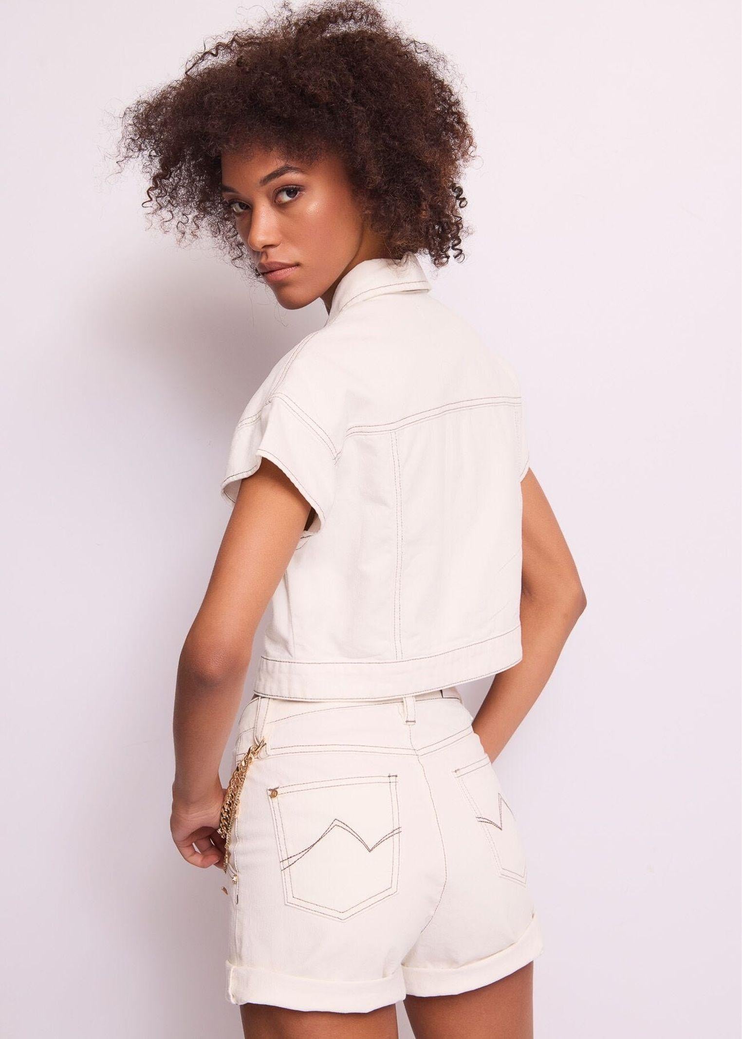 Giubbino con inserti e bottoni dorati 511BD35012 2101 GAUDI' 