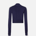 Felpa con zip in tessuto piquet 104738-A2FQ EZ1 PINKO 