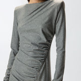 Abito midi con drappeggio 106126A2ZU I76 PINKO 