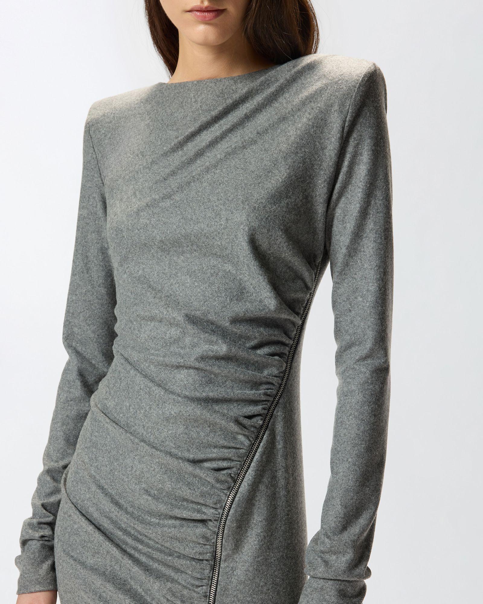 Abito midi con drappeggio 106126A2ZU I76 PINKO 