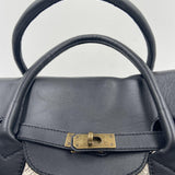 Borsa handbag paillettes - Ofelia 16252 BEIGENERO OFELIA 