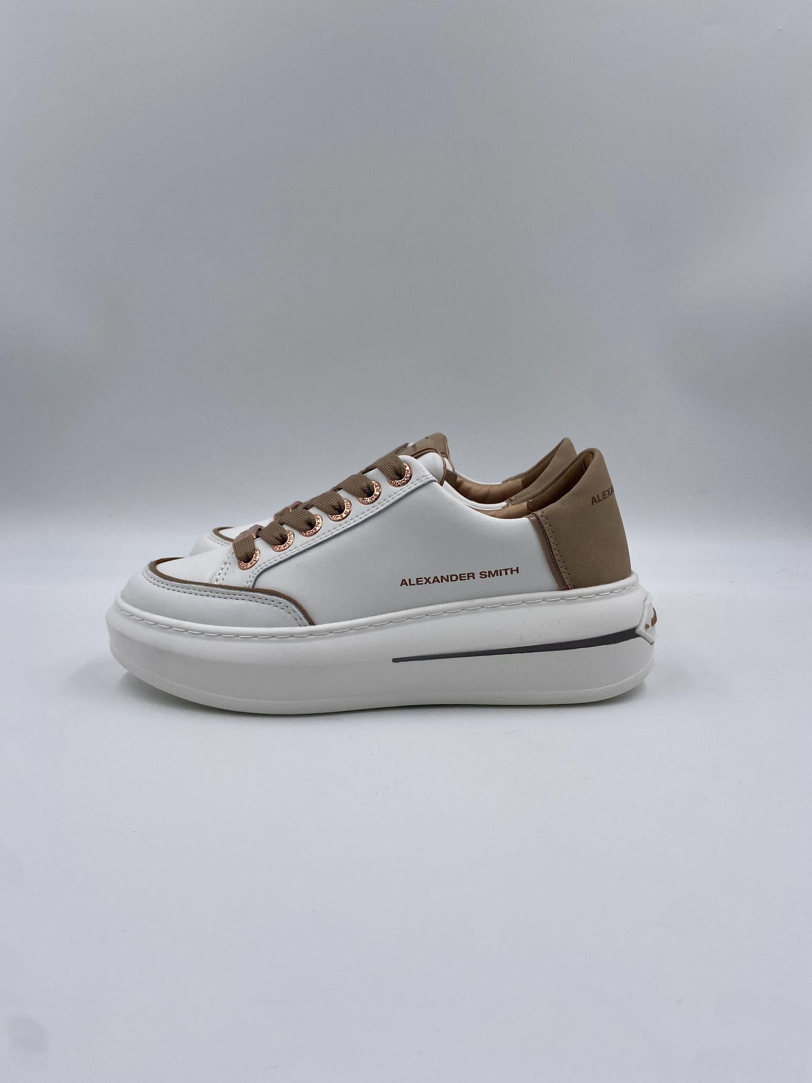 Sneakers Lancaster Woman Suede Beige ASBCLSW1752 WLN ALEXANDER SMITH 