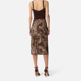 Gonna stampa alligatore - Elisabetta Franchi GO14961E2 644 ELISABETTA FRANCHI 