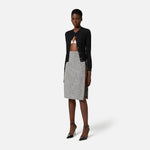 Gonna in diamond tweed - Elisabetta Franchi GO11252E2 306 ELISABETTA FRANCHI 