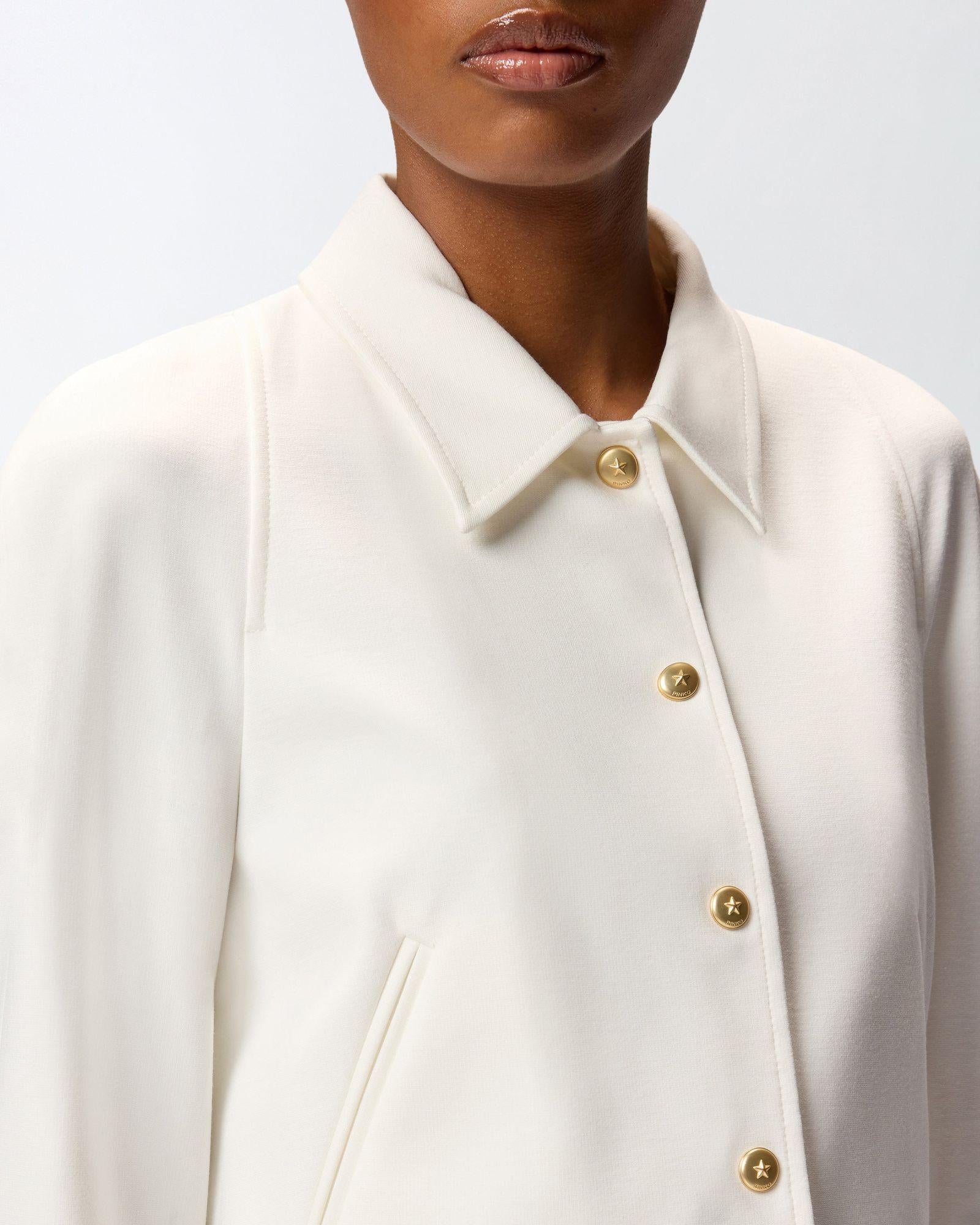 Giacca bottoni dorati 105784A24C Z05 PINKO 