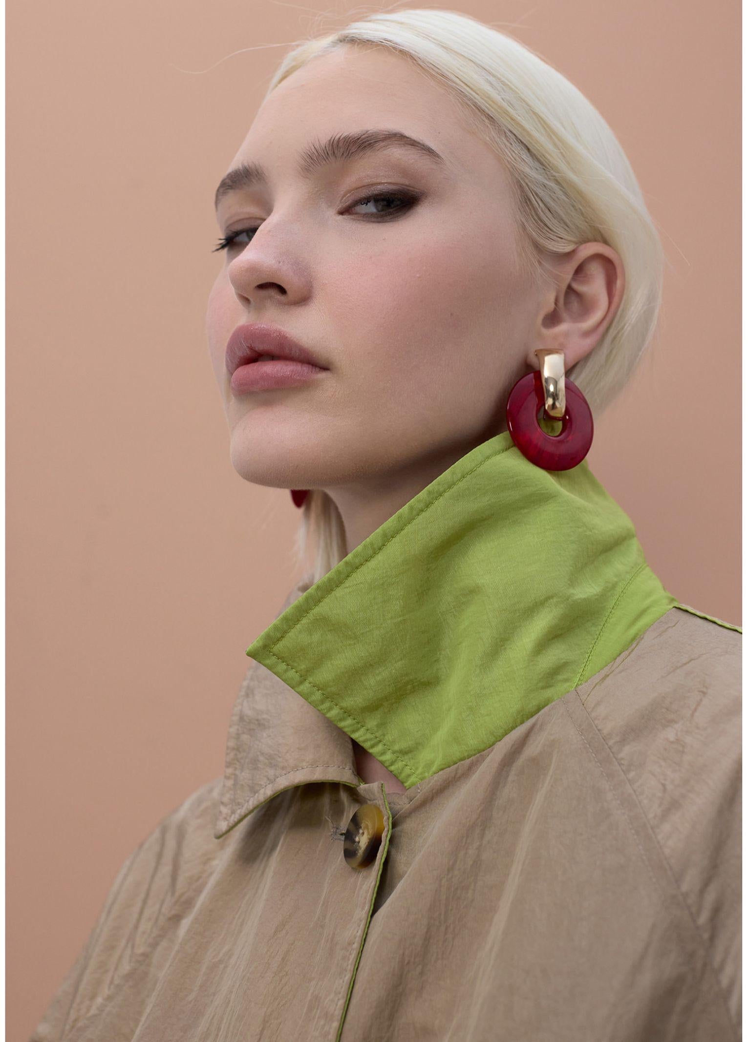 Trench reversibile in tessuto tecnico - Maite MS2601001 062 MAITE 