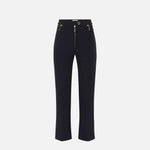 Pantalone con zip - Elisabetta Franchi PA10856E2 110 ELISABETTA FRANCHI 