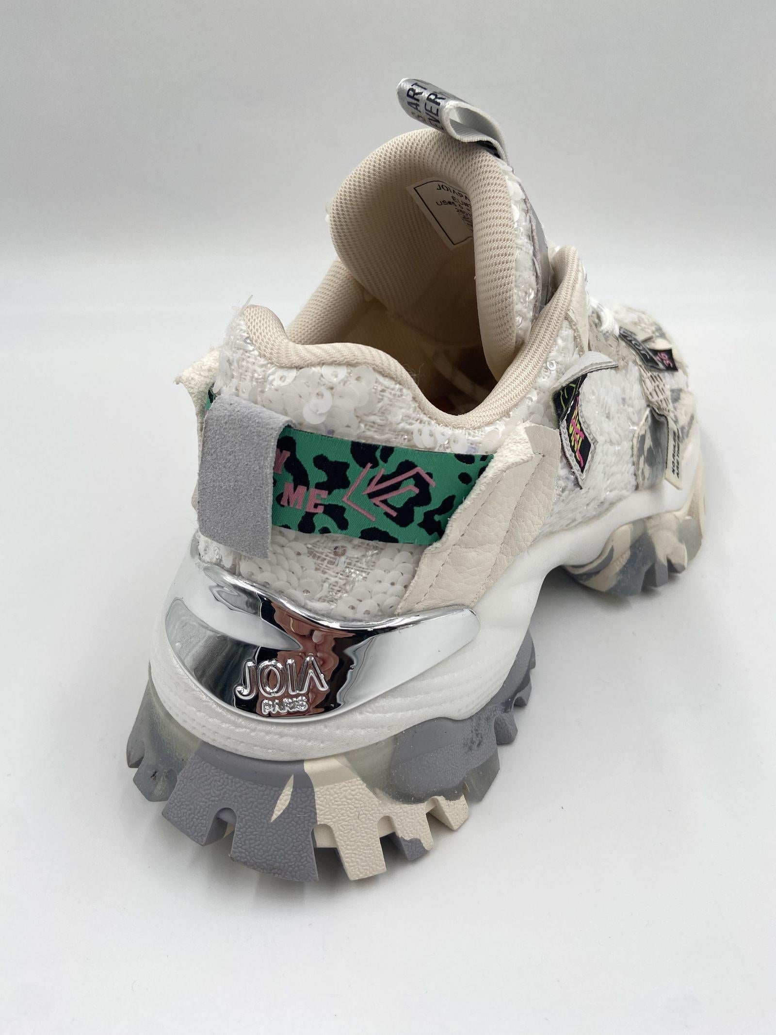 Sneakers argento bianco - Joia Paris Label 2001034 ARGENTO JOIAPARIS 