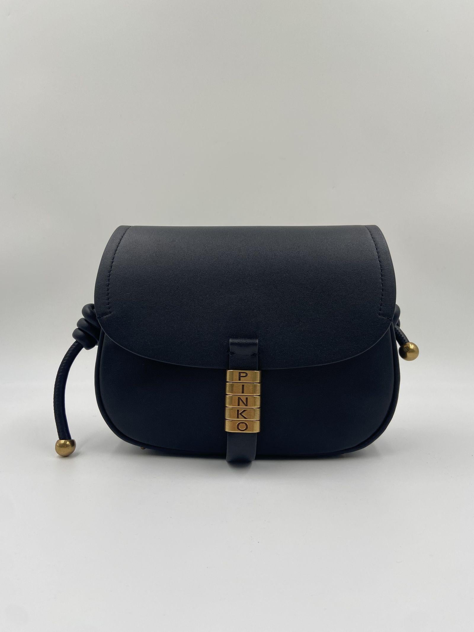 Borsa piccola a tracolla con nodi 103831-A1ZX Z99Q PINKO 